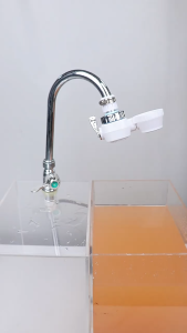 Tefal faucet water purifier features a cleanable rust-removing and antibacterial ceramic permeate filter. It removes limescale chlorine rust sediment bacteria and viruses.