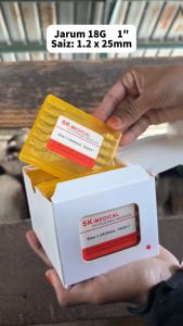 Livestock Injection Needle Stainless Steel Hypodermic Luer Lock Disposable Veterinary