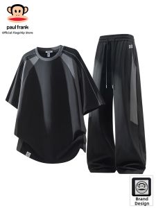Paul Frank | Patchwork Color Blocking Sport Pants Mans Summer Set