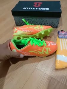 KIDZTUBS Sepatu Bola Anak Paket Komplit Sepatu Bola Tas Skin Deker Kaos Kaki Usia 6-10 Tahun Size 28 29 30 31 32 33 34 35 36 37 KDZ1338122824