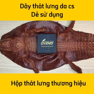 [FREE SHIP] Dây Lưng Da Cá Sấu [LIỀN NGUYÊN MIẾNG] Kích thước chuẩn 3.5 x 120 cm rất đẹp!
