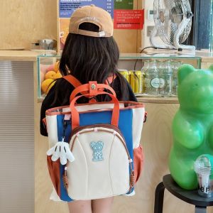 OUDENGPAI | Girls School Bag Single Shoulder Slant Carry Handbag Tutoring Class Bookbag Childrens School Bag Womens Shoulder Bag