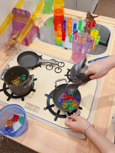 Childrens Net Red Toys Ikea Table Transformation Ins Hot 9-Piece Set Accessories DIY Assemble 3-6 Years Old Busy Board Series