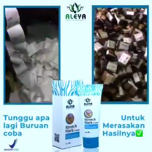 Aleya Strechmark Cream: Krim Penghilang Bekas Luka & Strech Mark 40 ml