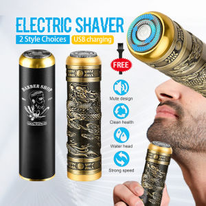 Mini Mens Portable Metal Shavers Hair Trimmer Electric Cordless Pocket Beard Trimmer for Travel USB Washable Rechargeable Razor Women Hair Removal