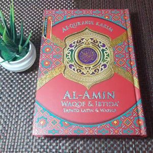 Al-Quran Al-Amin A5 HC Waqaf Ibtida Tajwid Latin Warna