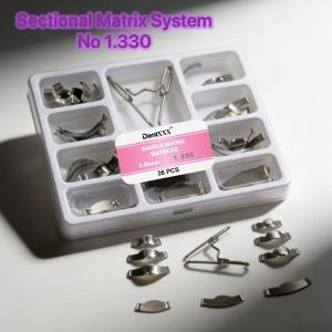 36PCS Saddle Matrix Matrices 0.05MM Sectional Forming Clips Kit No.1330