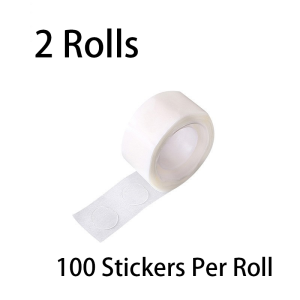 2 Roll Transparent Removable Balloon Glue Dots Double‑Sided Adhesive Dots for DIY Crafts Halloween Gifts & Christmas Decor