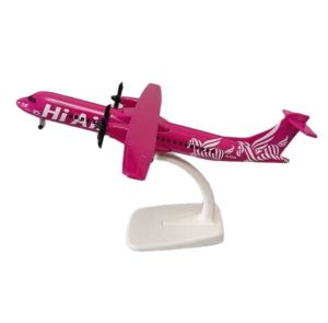 Hi Air ATR 72 Diecast Model Korean Airplane Collection with Landing Gears and Propellers for Display 8 Inches 20 cm