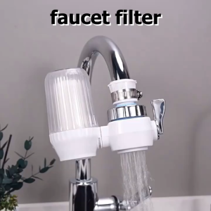 MISN Ceramic Faucet Water Filter Kitchen Tap Purifier for Clean Drinking Water Removes Sediment Faucet filtration device