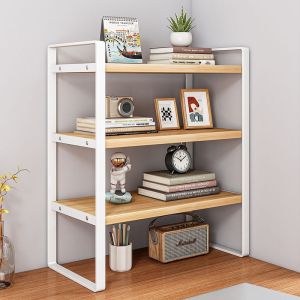 Multilayer Simple Modern Desk Bookshelf