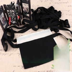 New Play Costume Headwear Peking Opera Qingyi Huaband Xiaosheng Face Paint Hair Wrap Eyebrow Drop Headband Stage Performance