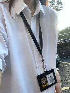 White Ice Silk Cool Feeling Short Sleeve Shirt Men Summer Thin Quick Dry Cleanfit Drapey Shirt Premium Sensation Half Sleeve