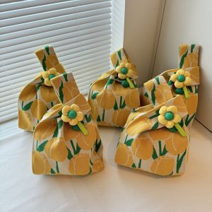 Túi Xách Đeo Vai Dệt Kim Kiểu Nhật Bản Cho Nữ Dung Tích Lớn Túi Tote Túi Đeo Chéo Túi Xách Túi Đeo Vai Túi Xách Túi Xách