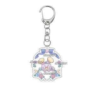 Bandai | Móc Khóa Acrylic Hình Hoa Vintage Móc Treo Túi Anime Pocket Monsters Espeon Wigglytuff Sneasel Leafeon Dành Cho Túi Xách