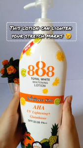 888 Body Lotion Bright Glow 20X | AHA | SPF 25 PA++ | Total White | Authorized Seller | Fast Delivery