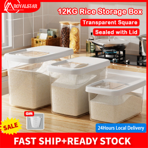 Royalstar 12.5KG Rice Storage Container: A Transparent & Sealed Solution