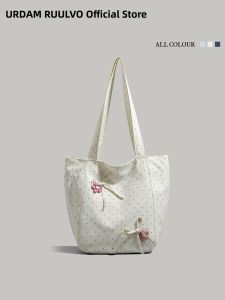 URCDN RDALVO | Bow Dots New Summer Casual Commuter Tote Bag