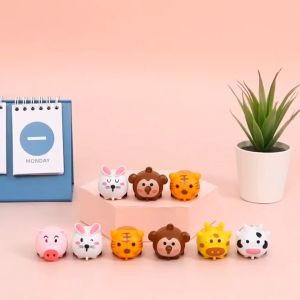 Mini Childrens Cute Cartoon Pull Back Car Toys For Kids Animal Shape Toy Car