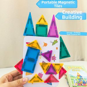 Mini Portable Magnetic Building Toy for Kids 3-8 Years Gift