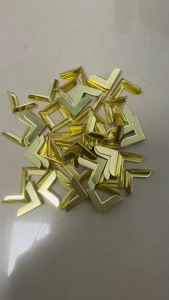 50/100PCS Metal Sintra Board Elegant Corner Book Corners Protectors for Scrapbook Album Photo Decorative Edge Guard for DIY Crafts Notebook