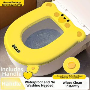 ZEXI | New All-Season Waterproof Thickened Toilet Seat Cover with Fragrance