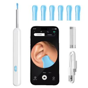 Wireless Ear Wax Cleaner with Camera Safe Earwax Removal Endoscope with Camera Luminous Cleaner Ear Cleaning Tools Ear Healthy