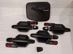 Paket cover auter handle tank cover Fortuner lama 2004 -2015 hitam