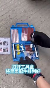 22PCS🔥 Tire Repair Tool Kit Automotive Automobile Car Tyre Motorcycle Tire Puncture Repair Mini Tool Set Alat Pembaikan Tayar