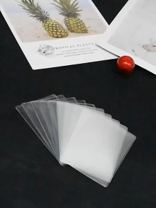 10/20pcs Waterproof Frosted Card Holder Plastic Card ID Holders Case Protector Cardholder