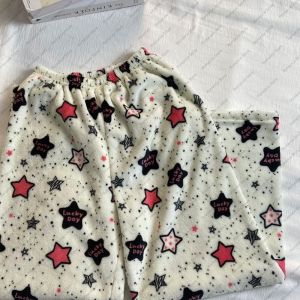 กางเกงขายาวคุกกี้แบร์ สตรอลล์ วินเทอร์ สไตล์ใหม่สำหรับผู้หญิง ผ้าฟลานเนล ใส่สบาย ทรงตรง เหมาะสำหรับใส่ที่บ้าน ใส่ได้หลากหลาย