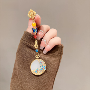 Retro Chinese Style Qipao Brooch Fringe Pin Hanfu Accessories