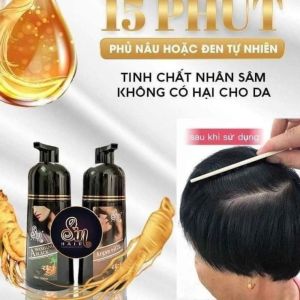 Dầu gội phủ bạc sin hair chính hãng Nhật Bản NHILEE NL248 giúp phủ đen tóc nâu tóc từ lần gội đầu tiên chỉ sau 15 phút gội 500ml