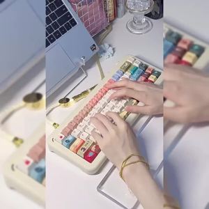 Magical Animal Theme Keycaps MOA/Cherry Profile Dye-Sublimation PBT Key Caps for 64/68/84/75/87/104 GMK67 Mechanical Keyboard