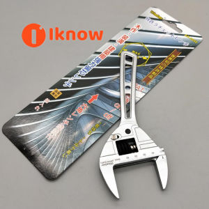 I know Japanese Weeber large open end adjustable wrench ratchet return 50mm thin-walled short handle adjustable wrench