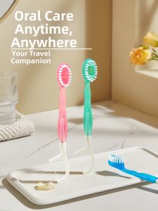 Portable Soft Bristle Toothbrush Travel Size with Burst Beads Disposable for Home And Travel ens Breath Multi-Function Box Set