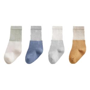 Usbettas | Breathable Infant Cotton Socks Medium Tube