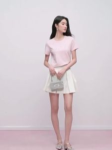 Elegant Pleated High Waist Half Skirt