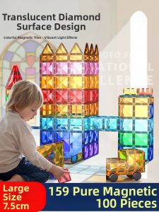 Educational Magnetic Tile Set for Toddlers