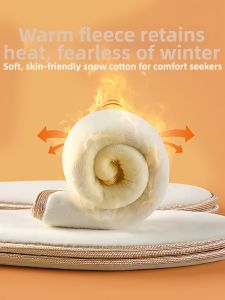 MICUI | Ultra Thin Warm Insoles Soft Bottom Comfortable Winter Fleece Anti-sweat Anti-odor