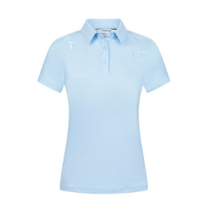 EUROPEAN TOUR | Elastic Slim Fit Golf Womens Polo T-shirt Summer
