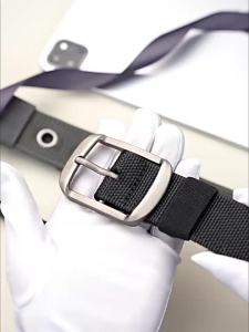 MENSPE Men Belt Outdoor Nylon Belt Double-sided Belt Nylon Waistband Youth Sports Canvas Pant Belt Simple Nice Waistband Nylon High Strength Adjustable Sports Belt