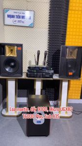 Dàn Loa Karaoke SIÊU ĐỈNH Maxtin Đẩy 9300 Micro đầu UGX82 Vang cơ lai số T6000 Plus Sub 835 Phù hợp cho karaoke gia đình sân khấu chuyên nghiệp