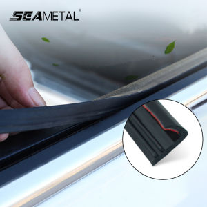 SEAMETAL Car Rubber Seal Strips Window Edge Windshield Roof Rubber Sealing Strip Noise Insulation Car Seal Protector Sticker