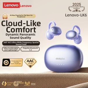 Lenovo | Wireless Bone Conduction Bluetooth Headset Clip-on No-ear Sports Noise Reduction Female 2026 New