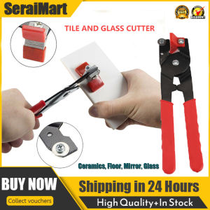 ชุดกระเบื้องมืออาชีพและที่ตัดกระจก-ล้อเพชรสำหรับเซรามิก/พอร์ซเลน/กระจก/โมเสคเครื่องมือตัดที่มีความแม่นยำสำหรับงานหนักพร้อมที่จับกันลื่น