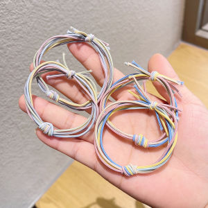 Handmade Knotting Hair Ties Mixed Style Thickened Hair Bands Sweet Personality Hair Accessories for Girls Ponytail Holder
