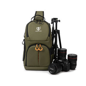 Waterproof Travel Camera Bag Single Shoulder Cross-body DSLR Lens Backpack Outdoor Sports Hunting Drone Carrying Case