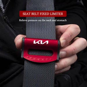2Pcs Car Seat Belts Clips Adjustable Buckle Plastic Clip For KIA K5 K9 Sorento Ceed Sportage Carnival Stinger Forte Niro Cadenza