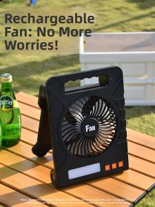TUiU | Solar Charging Portable Fan